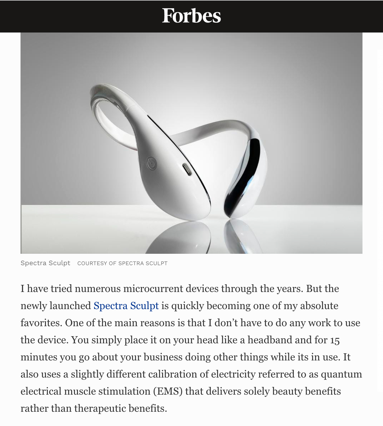 Client feature published in Forbes